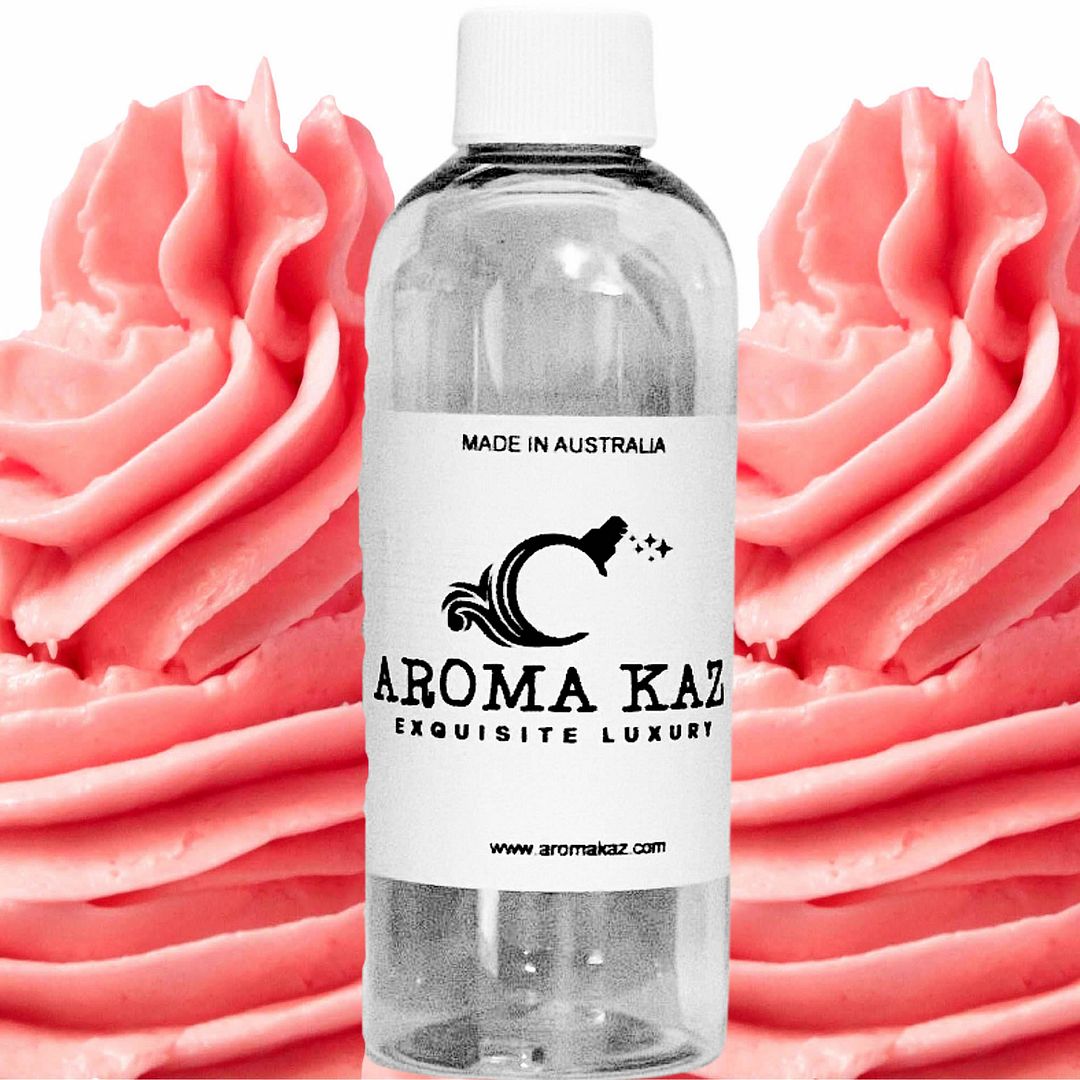 Pink Butter Icing Vegan candle and soap making fragrance oil, cruelty-free and made in Australia. Ideal for DIY crafts, candles, soaps, bath body and home fragrance projects.