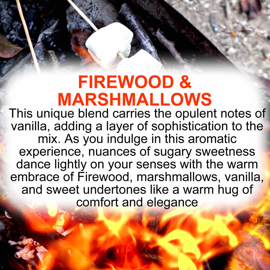 Firewood & Marshmallows Room/Linen Spray Plant-Based Vegan Cruelty-Free Pet Safe