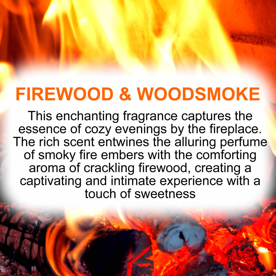 Firewood & Woodsmoke Car Air Freshener Spray – Plant-Based, Vegan, Cruelty-Free & Pet Safe