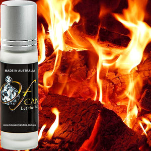 Firewood & Woodsmoke Perfume Roll On Fragrance Oil