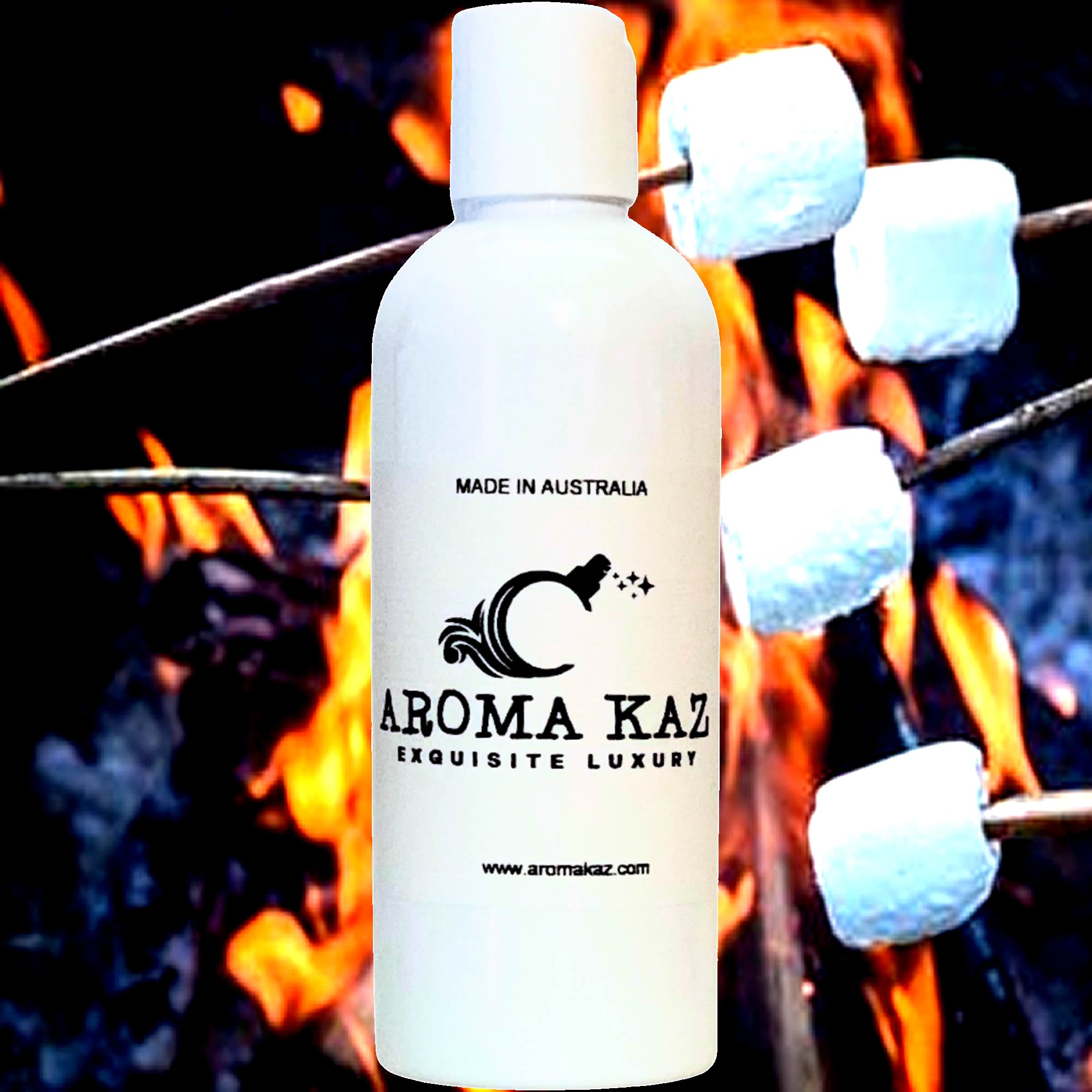 Firewood & Marshmallows Bath/Body/Massage Oil Vegan Plant-Based Moisturiser