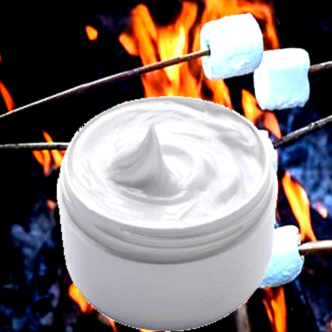Firewood & Marshmallows Hydrating vegan body and hand cream moisturizer. Handmade in Australia, cruelty free, long-lasting fragrance, perfect for all skin types and ideal as a gift for men or women.