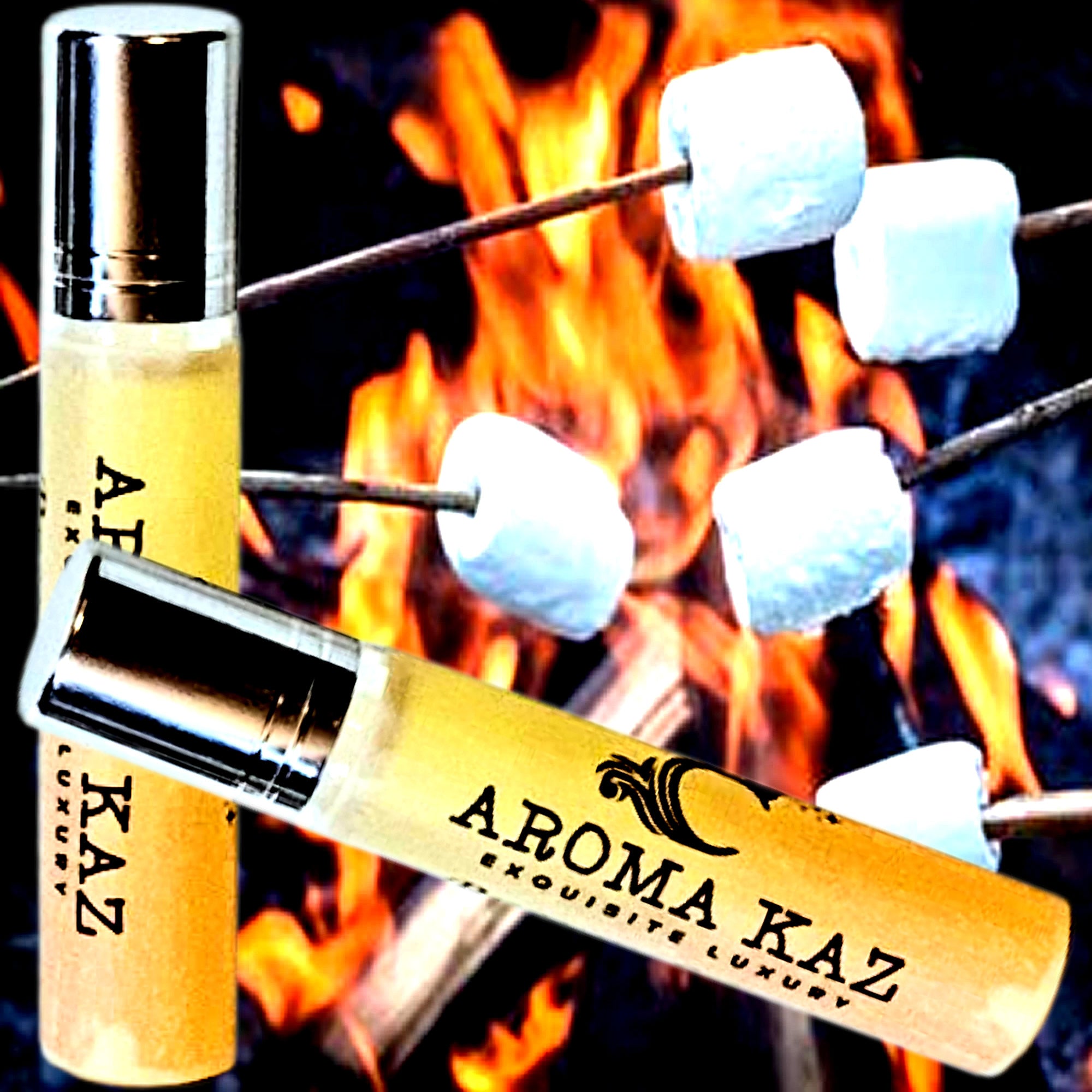 Firewood & Marshmallows Roll-On Perfume Plant-Based Vegan Cruelty Free