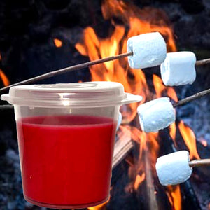 Firewood & Marshmallows Eco Soy Shot Pot Candle Melts