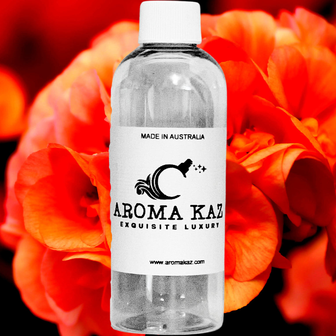 Fleur Ambree fragrance oil for candle making, soap making and perfume blending – vegan, cruelty-free featuring ambered neroli and bright orange geranium florals, handmade in Australia.