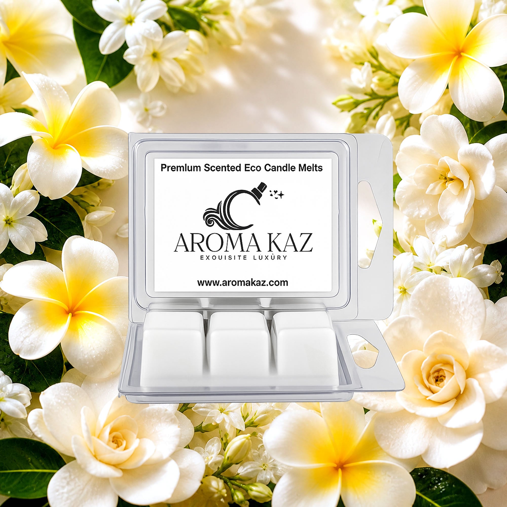 Frangipani Gardenia Jasmine Soy Wax Melts Clam Pack