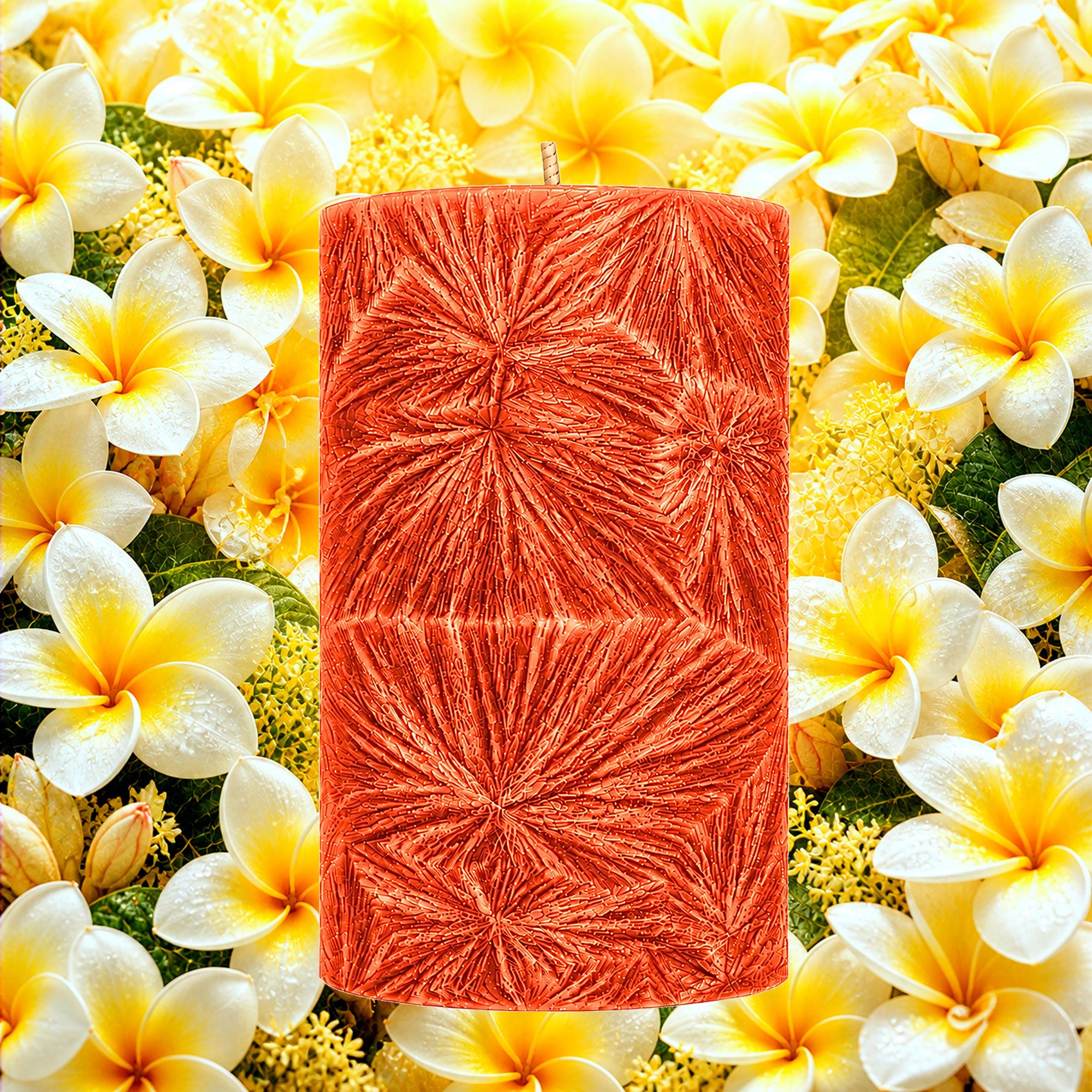 Frangipani Pillar Candle