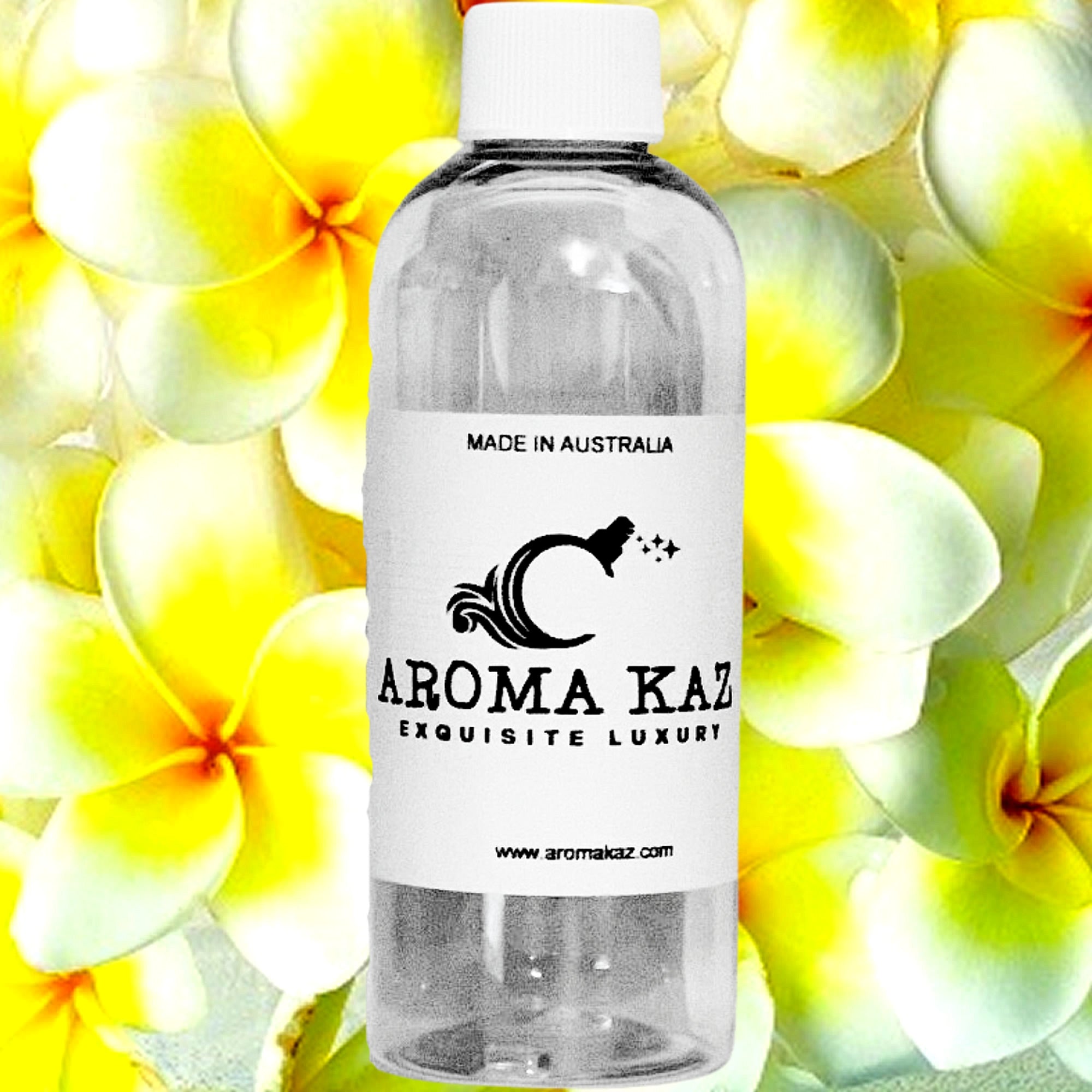 Frangipani fragrance oil for candle making, soap making and perfume blending – vegan, cruelty-free featuring sweet tropical frangipani, handmade in Australia.