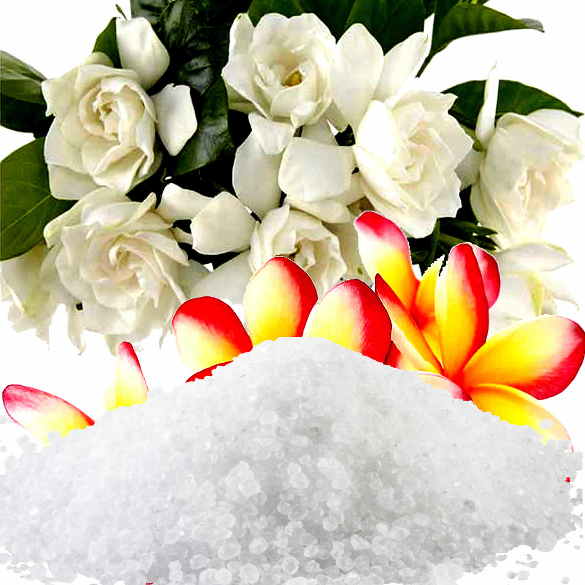 Frangipani Gardenia Jasmine Bath Salts/Bath Soak/Bath Crystals