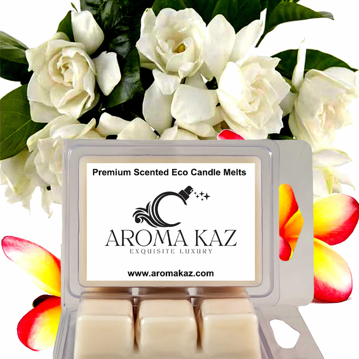 Frangipani Gardenia Jasmine Soy Wax Melts – Hand-Poured, Plant-Based & Vegan