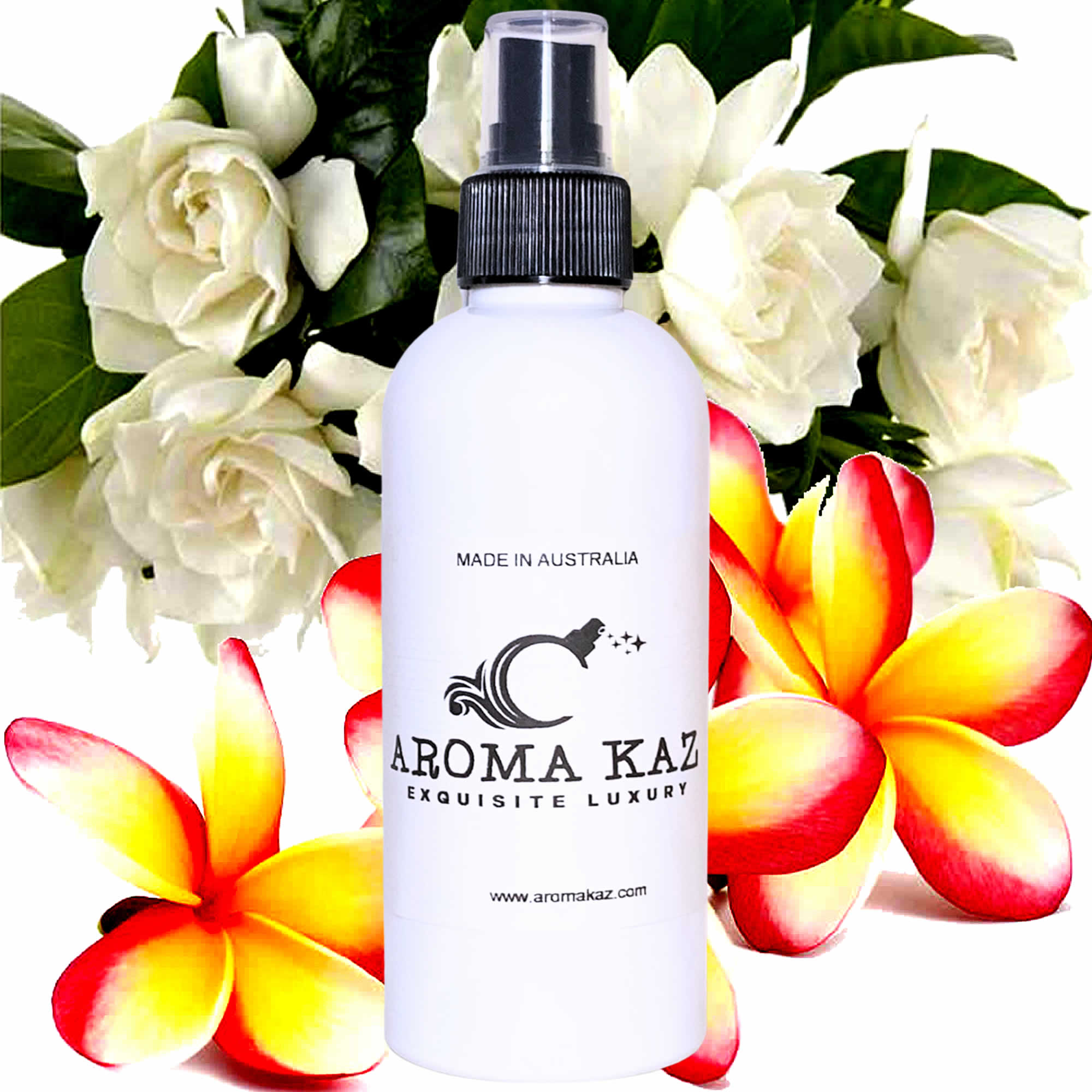 Frangipani Gardenia Jasmine Car Air Freshener Spray – Plant-Based, Vegan, Cruelty-Free & Pet Safe