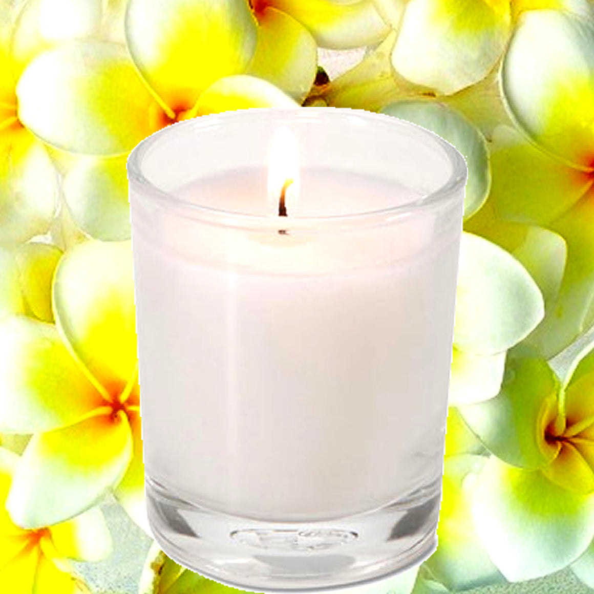 Frangipani Eco Soy Votive Candles – Clean Burn, Plant-Based, Vegan & Pet Safe