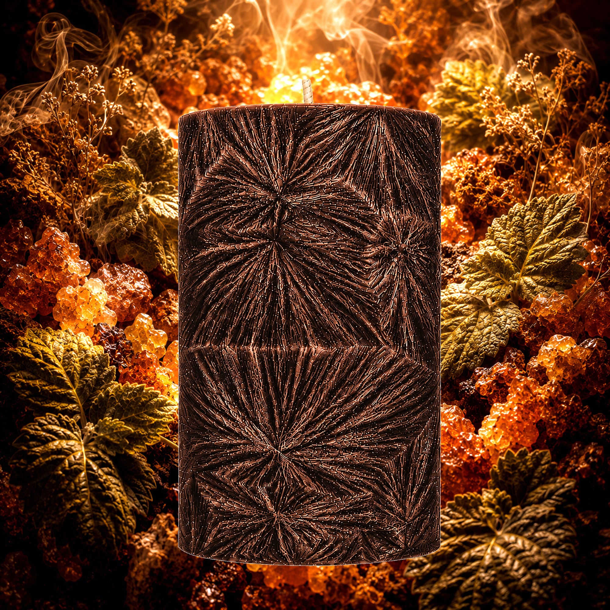 Frankincense Patchouli Pillar Candle