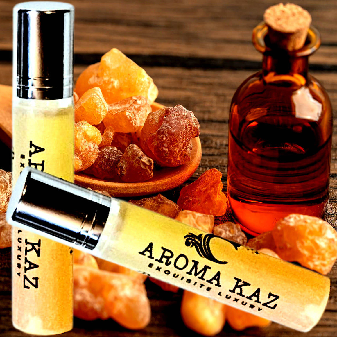 Frankincense & Myrrh Roll-On Fragrance Plant-Based Vegan Cruelty Free