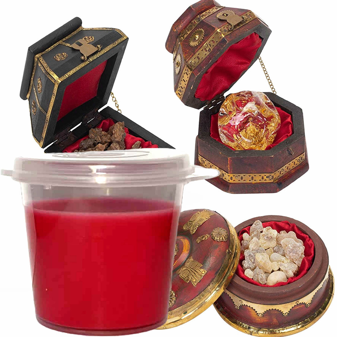 Frankincense & Myrrh Eco Soy Shot Pot Candle Melts