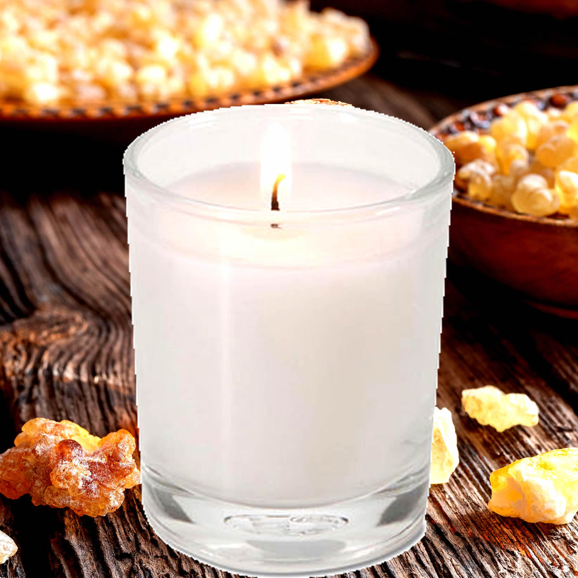 Frankincense Patchouli Eco Soy Votive Candles – Clean Burn, Plant-Based, Vegan & Pet Safe