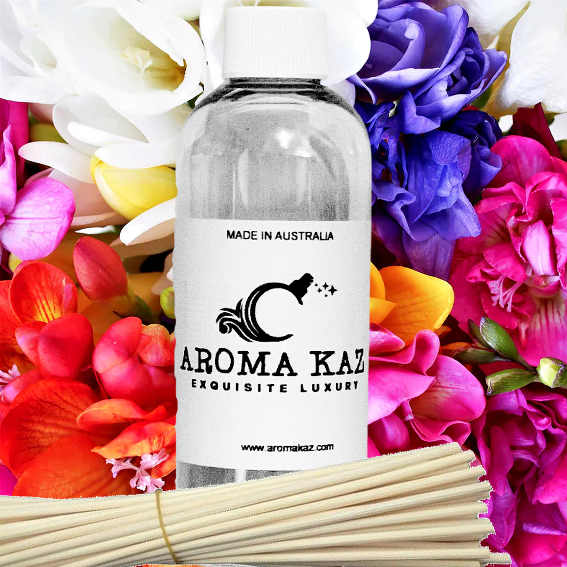 Freesia Couture Diffuser Fragrance Oil with Reeds – Vegan Cruelty-Free Home Aroma