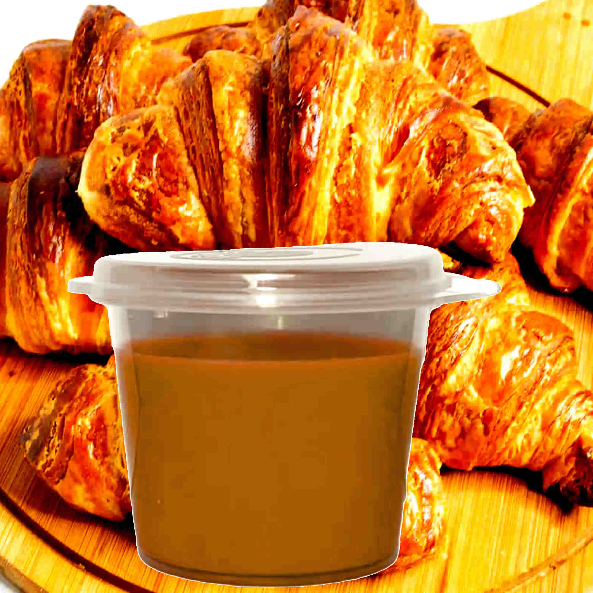 French Croissants eco soy wax melts – vegan, cruelty-free featuring buttery flaky pastry aroma, handmade in Australia.