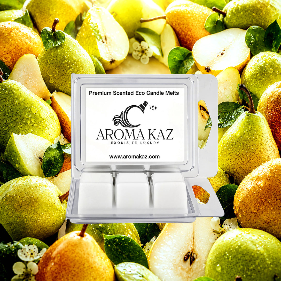 French Pears Soy Wax Melts Clam Pack