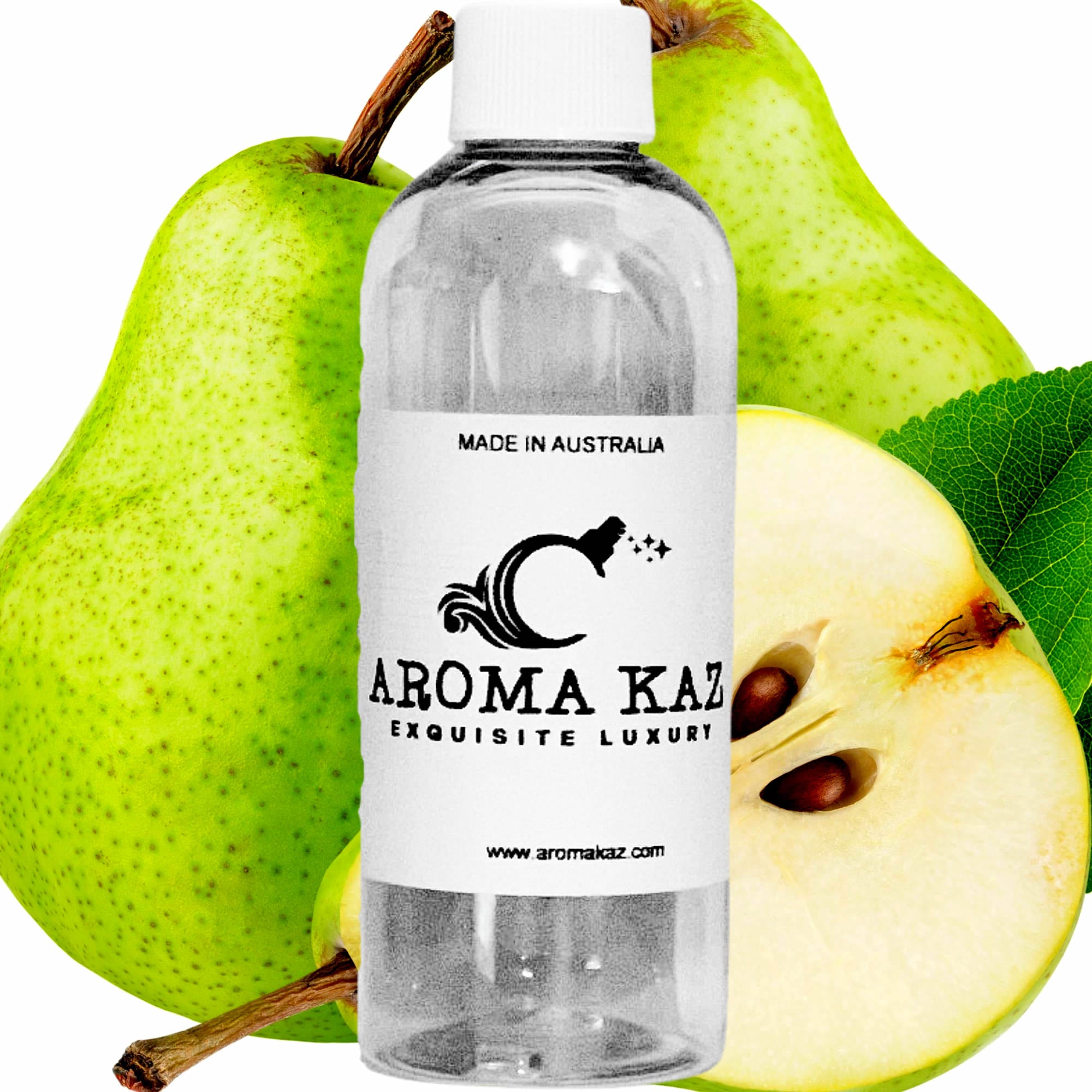 French Pears fragrance oil for candle making, soap making and perfume blending – vegan, cruelty-free featuring juicy sweet pear undertones, handmade in Australia.