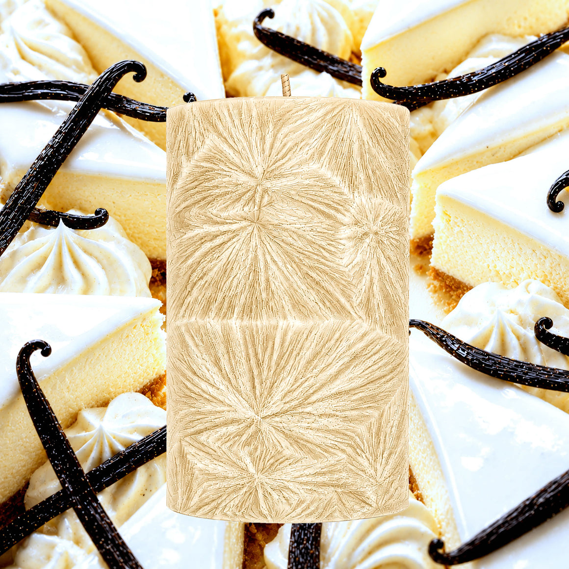 French Vanilla Cheesecake Pillar Candle