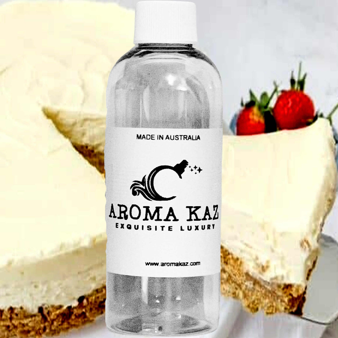 French Vanilla Cheesecake fragrance oil for candle making, soap making and perfume blending – vegan, cruelty-free featuring freshly baked cheesecake and creamy vanilla aroma, handmade in Australia.