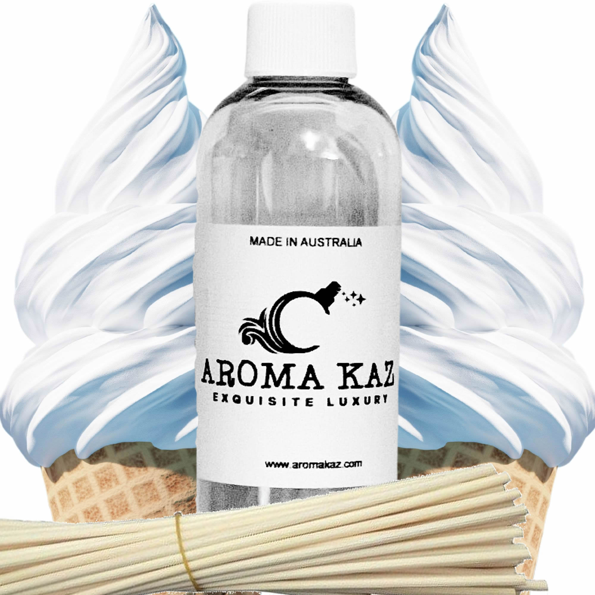 French Vanilla Diffuser Fragrance Oil with Reeds – Vegan Cruelty-Free Home Aroma