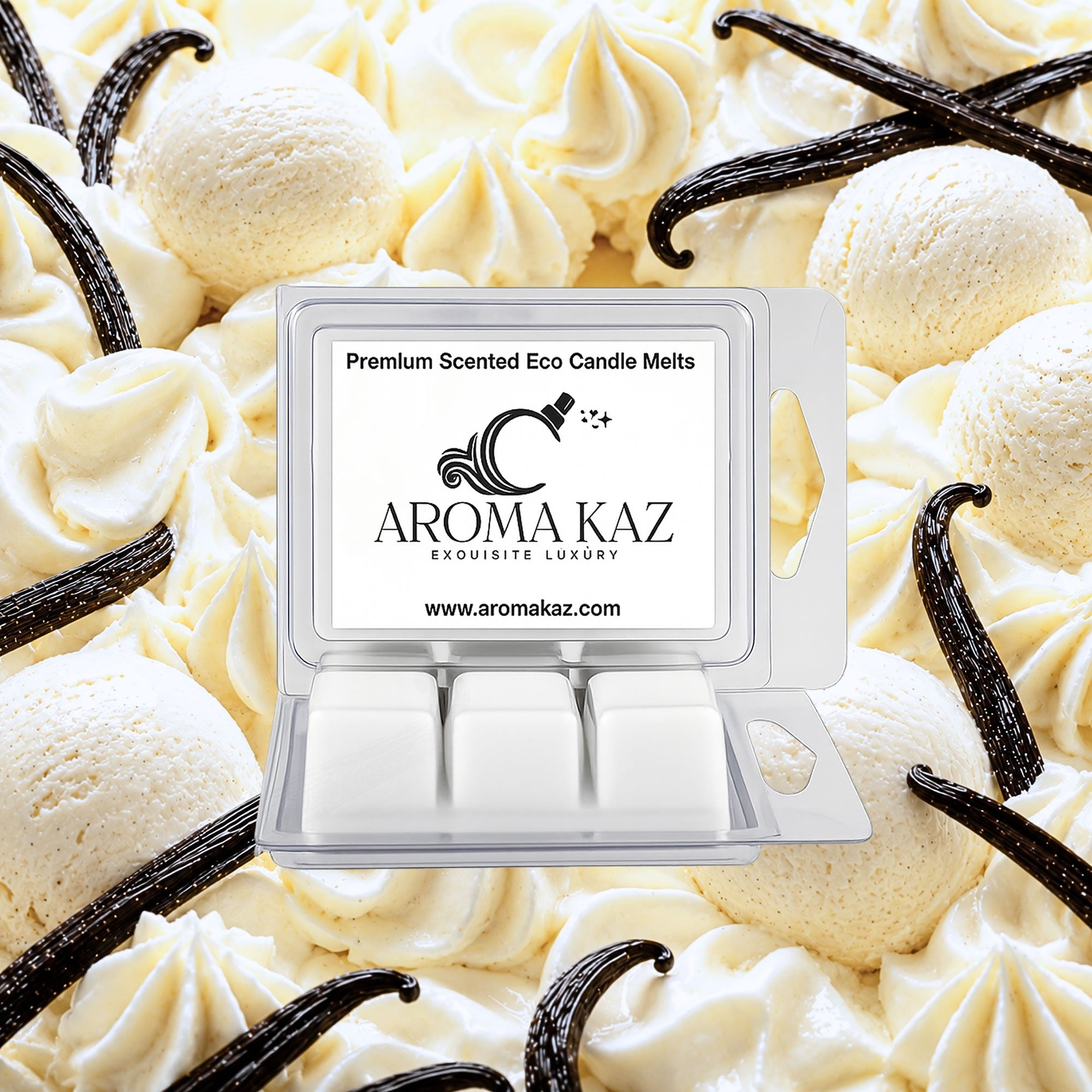 French Vanilla Soy Wax Melts Clam Pack