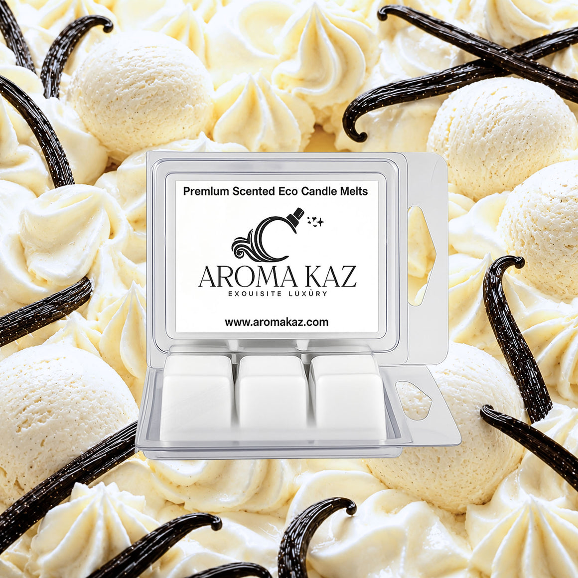 French Vanilla Soy Wax Melts Clam Pack