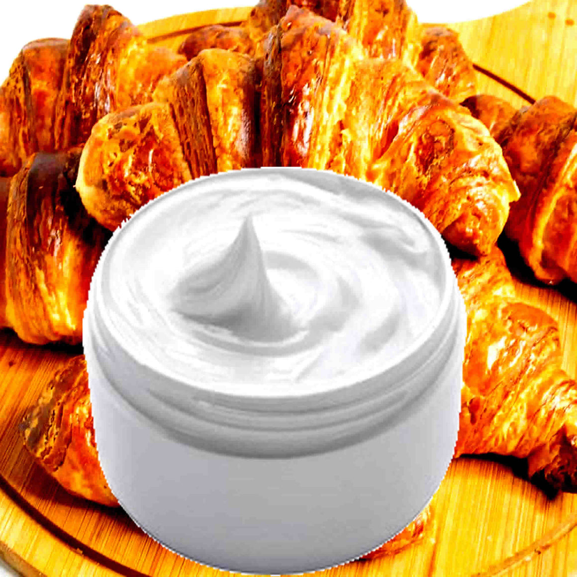 French Croissants Hydrating vegan body and hand cream moisturizer. Handmade in Australia, cruelty free, long-lasting fragrance, perfect for all skin types and ideal as a gift for men or women.
