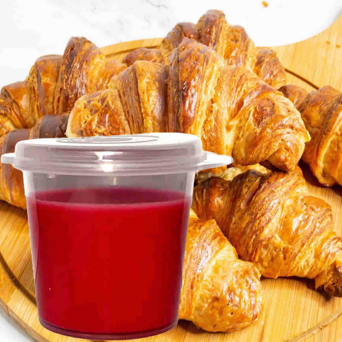 French Croissants Eco Soy Shot Pot Candle Melts