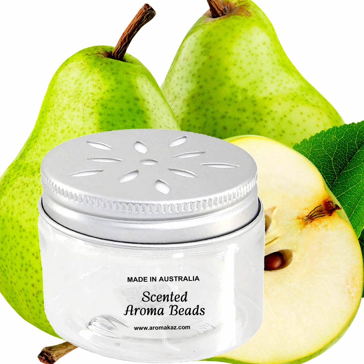 French Pears Air Freshener Aroma Beads - Room, Car, Pantry, Pet Areas, Linen