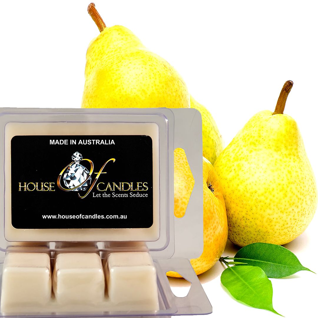 French Pears Eco Soy Candle Wax Melts Clam Packs