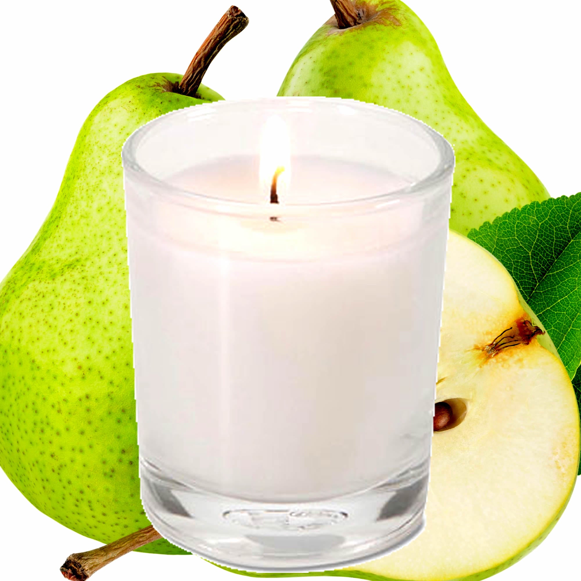 French Pears  Eco Soy Votive Candles – Clean Burn, Plant-Based, Vegan & Pet Safe