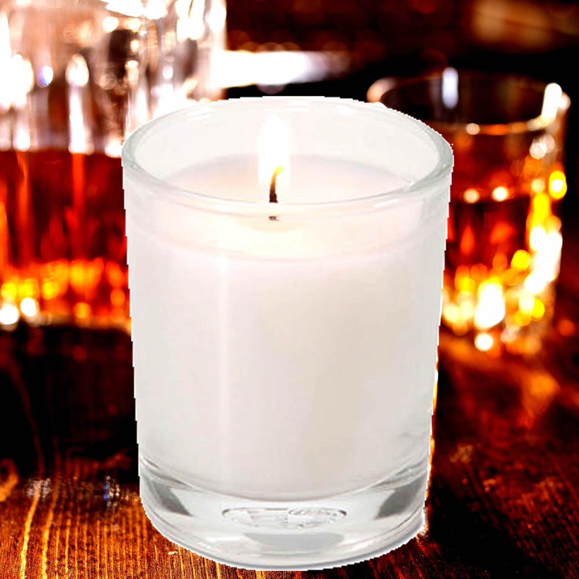 French Vanilla Bourbon Eco Soy Votive Candles – Clean Burn, Plant-Based, Vegan & Pet Safe