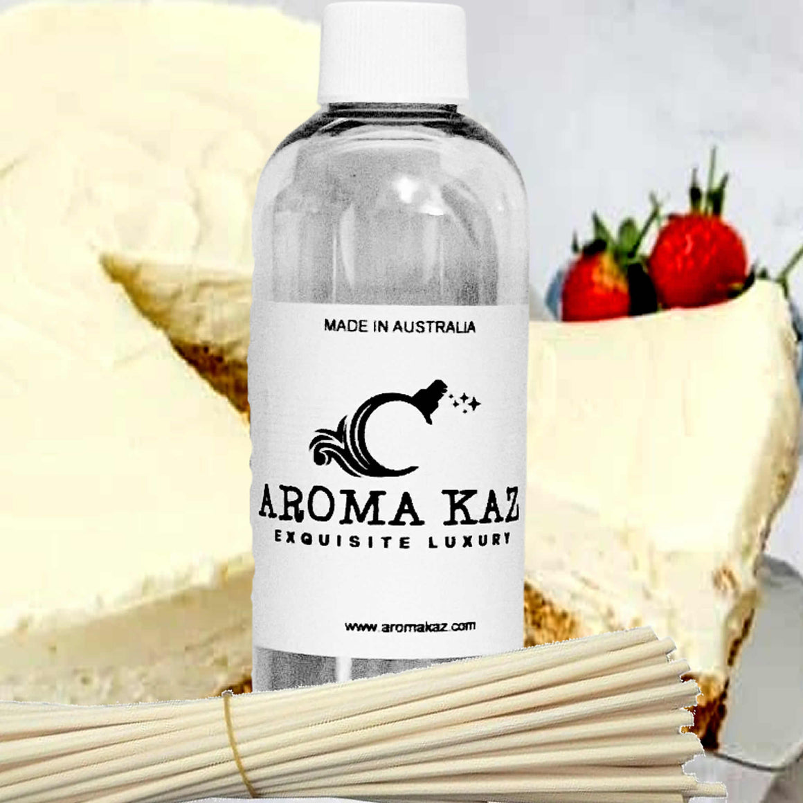 French Vanilla Cheesecake Diffuser Fragrance Oil with Reeds – Vegan Cruelty-Free Home Aroma