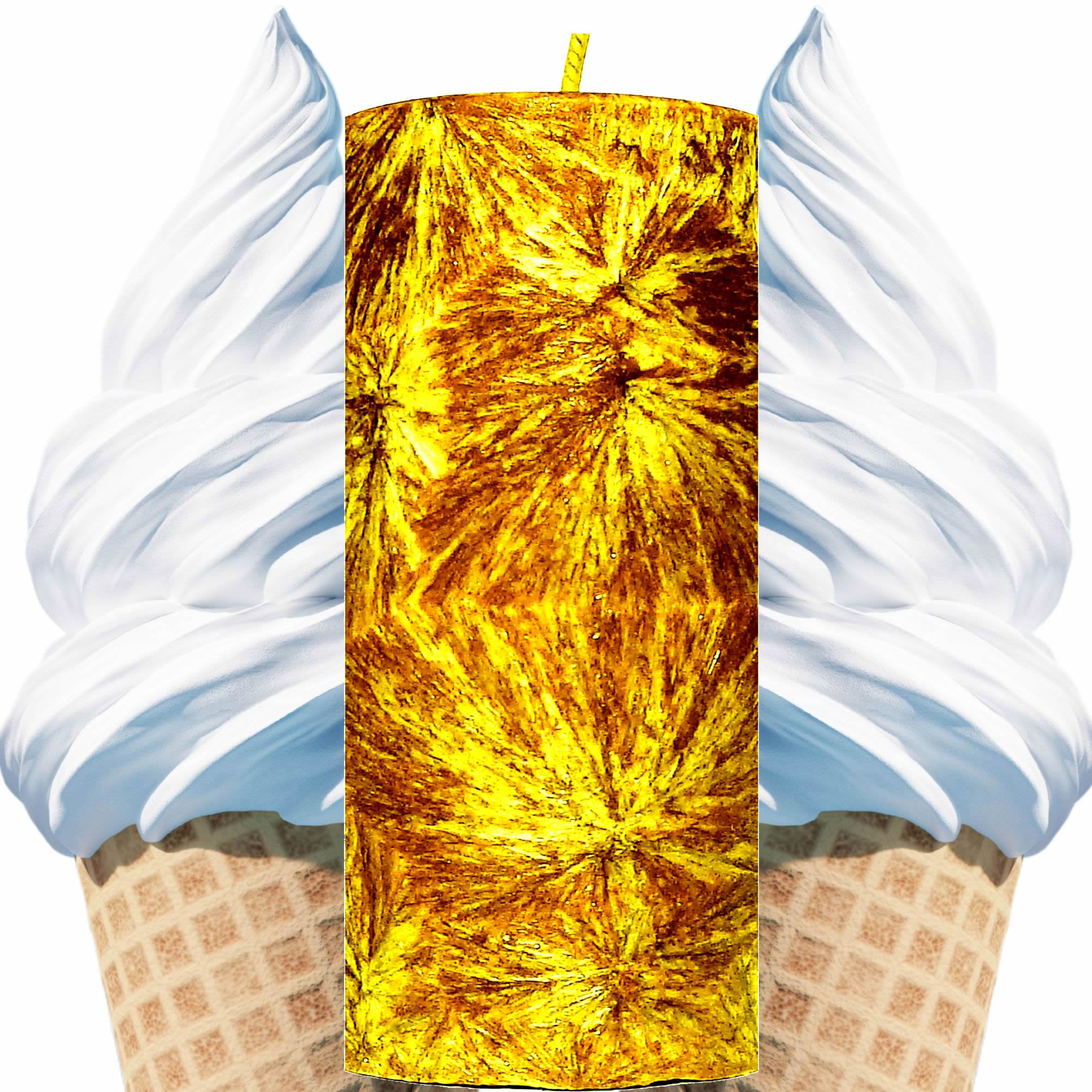 French Vanilla Pillar Candle – Plant-Based, Eco-Friendly, Vegan, Cruelty Free