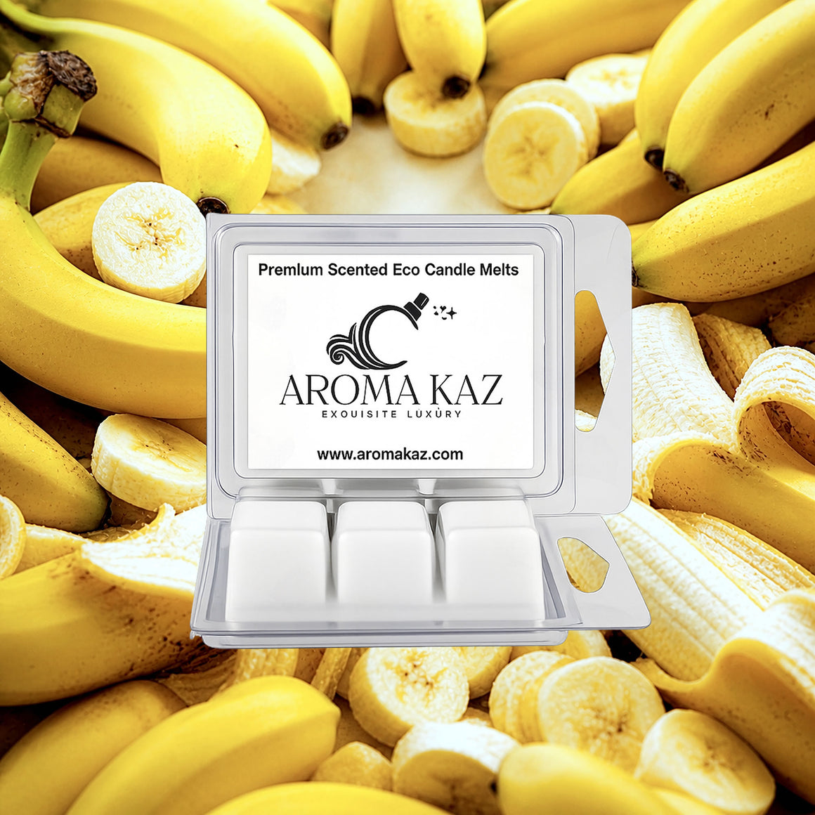 Fresh Bananas Soy Wax Melts Clam Pack