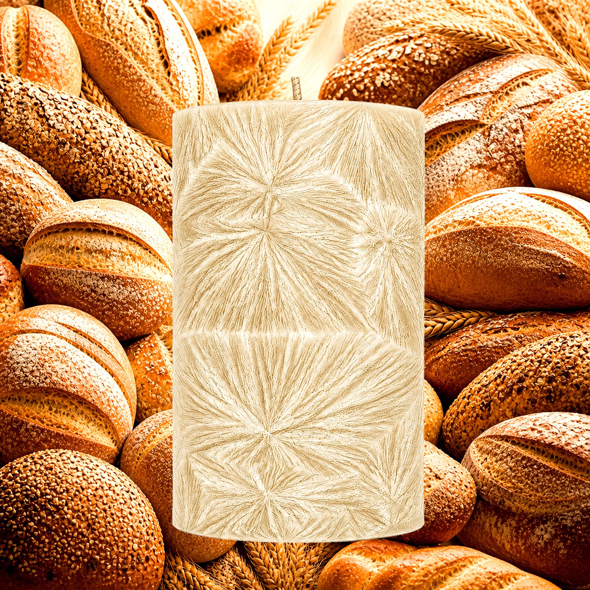 Fresh Bread Pillar Candle