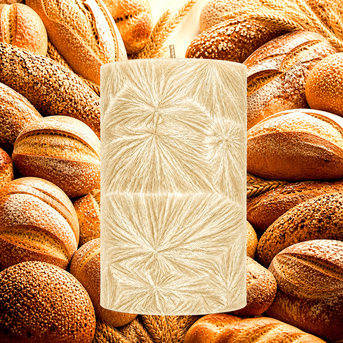 Fresh Bread Pillar Candle