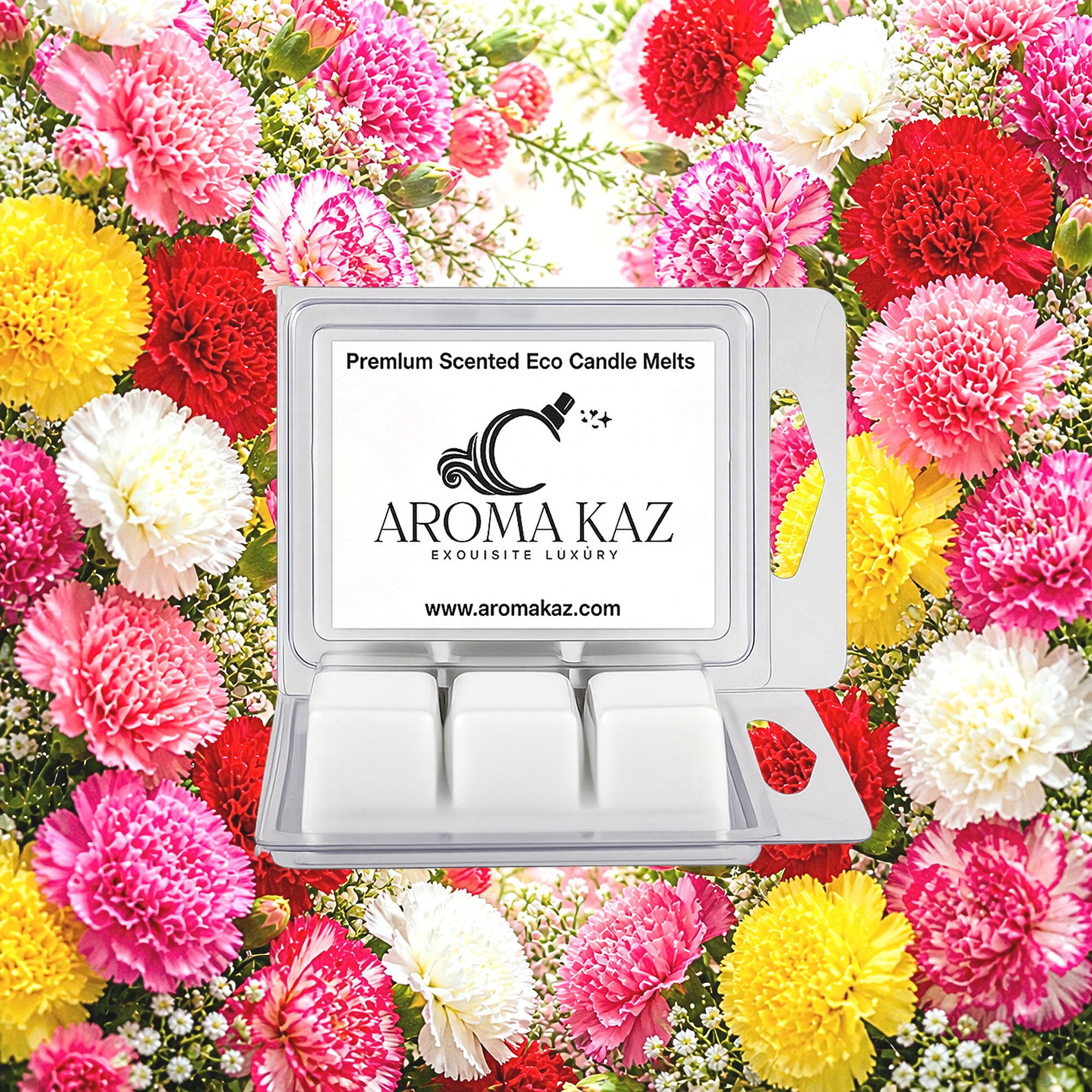 Fresh Carnations Soy Wax Melts Clam Pack