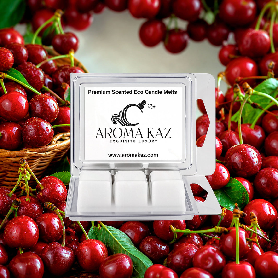Fresh Cherries Soy Wax Melts Clam Pack