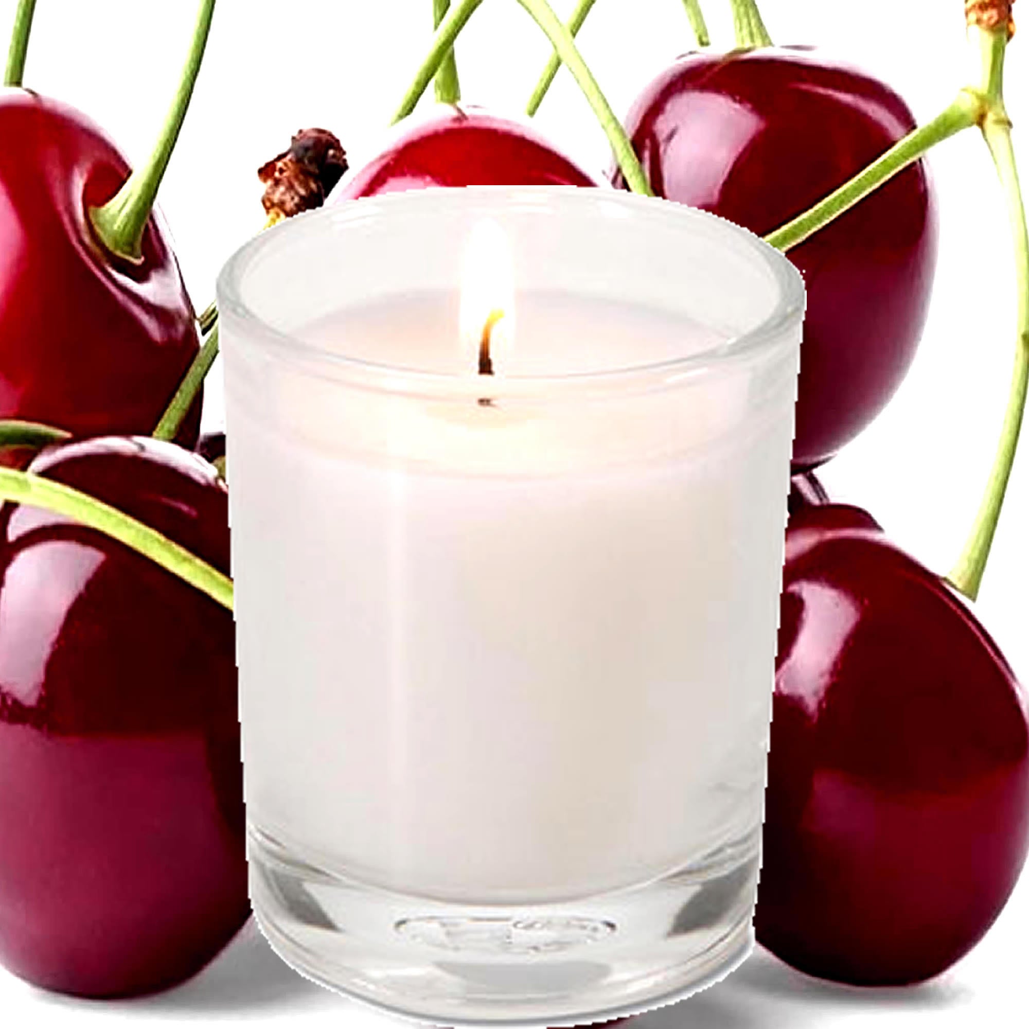 Fresh Cherries Eco Soy Votive Candles – Clean Burn, Plant-Based, Vegan & Pet Safe