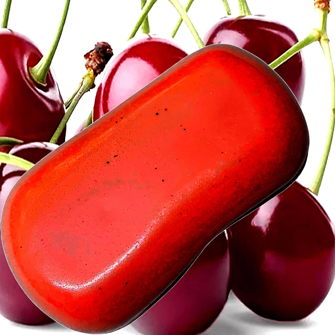 Fresh Cherries Vegan Soap Bars Plant-Based Cruelty-Free Handcrafted