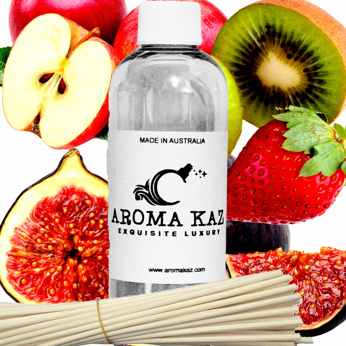 Fresh Fig Fatale Diffuser Fragrance Oil with Reeds – Vegan Cruelty-Free Home Aroma