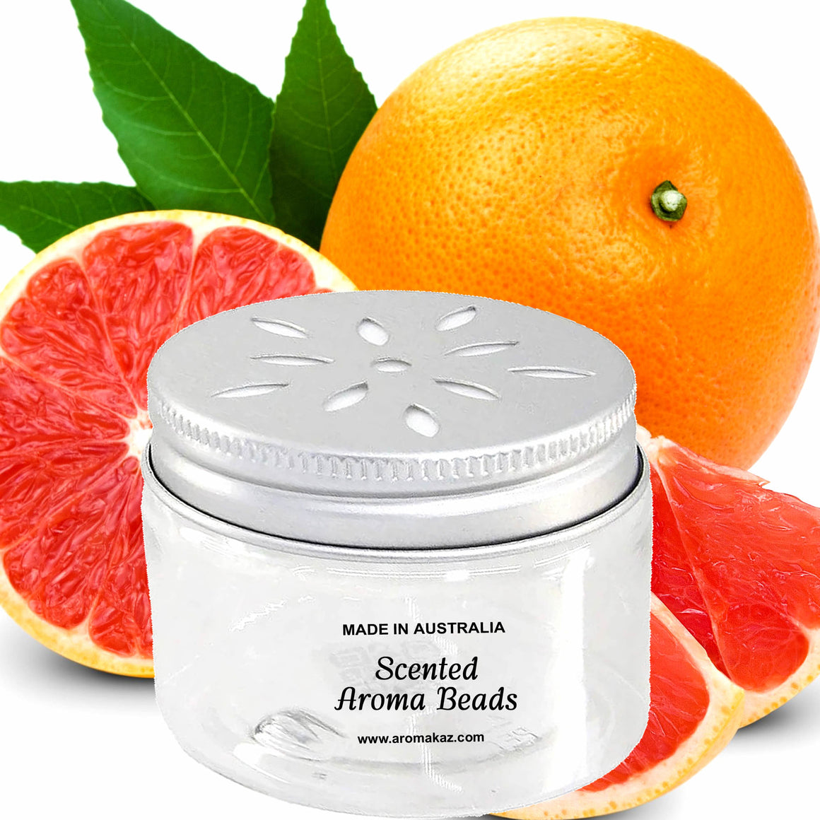 Fresh Grapefruit Air Freshener Aroma Beads - Room, Car, Pantry, Pet Areas, Linen