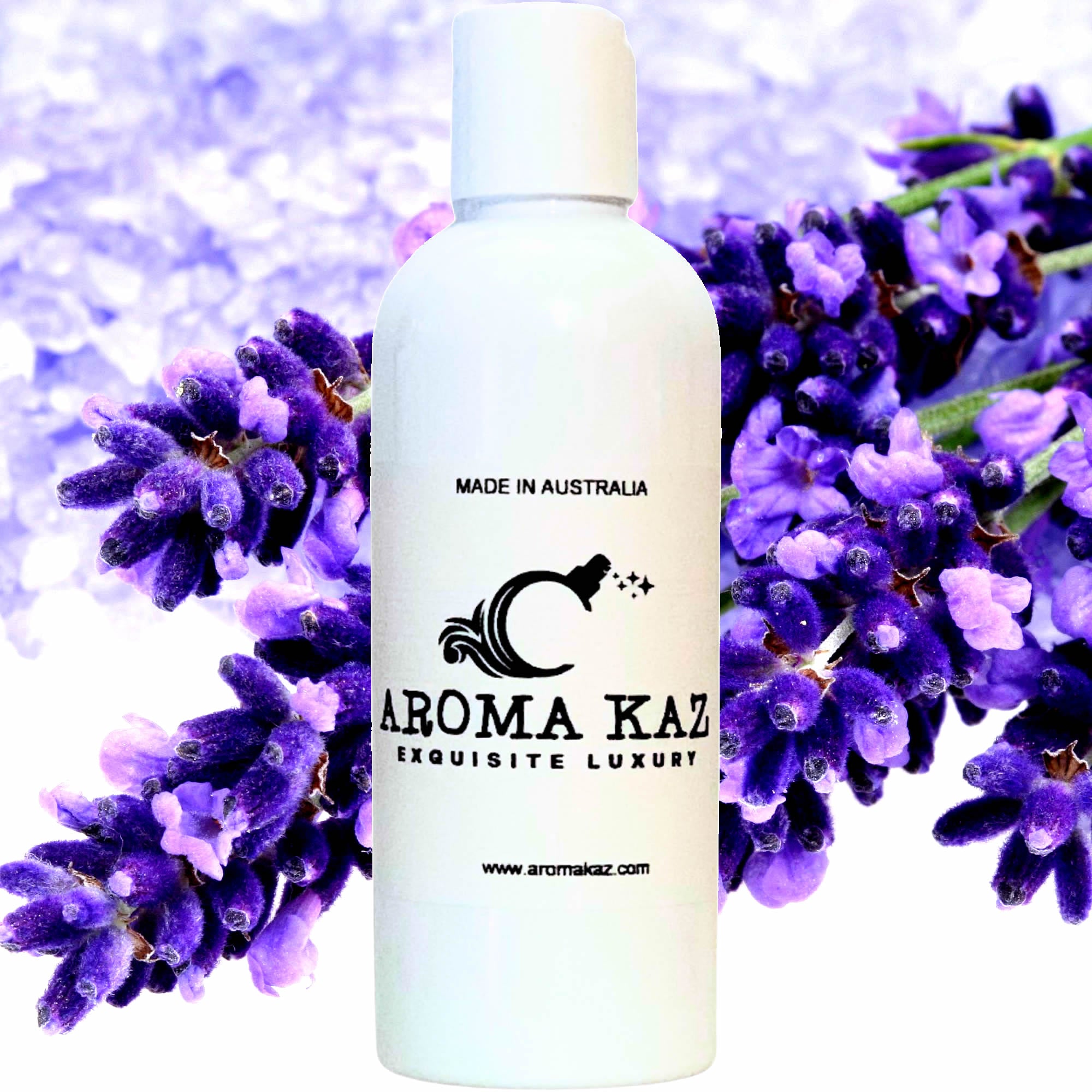 Fresh Lavender Body Massage Oil – vegan, cruelty-free, plant-based hydrating oil with calming fresh lavender florals, handmade in Australia.