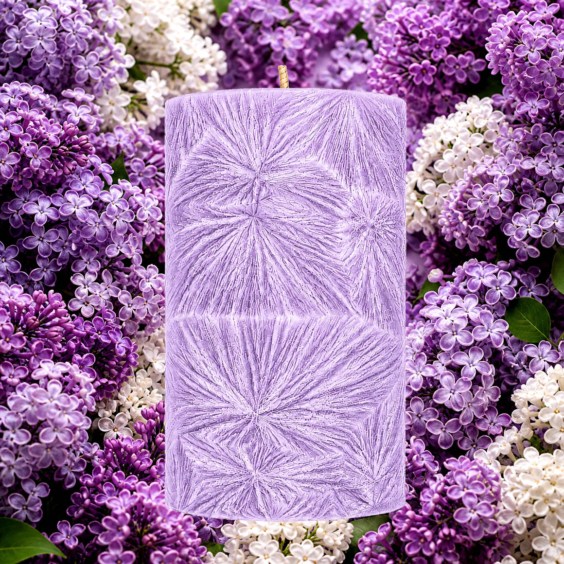 Fresh Lilac Pillar Candle