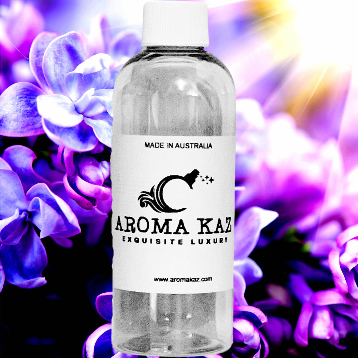 Fresh Lilac fragrance oil for candle making, soap making and perfume blending – vegan, cruelty-free featuring romantic lilac blossoms, handmade in Australia.