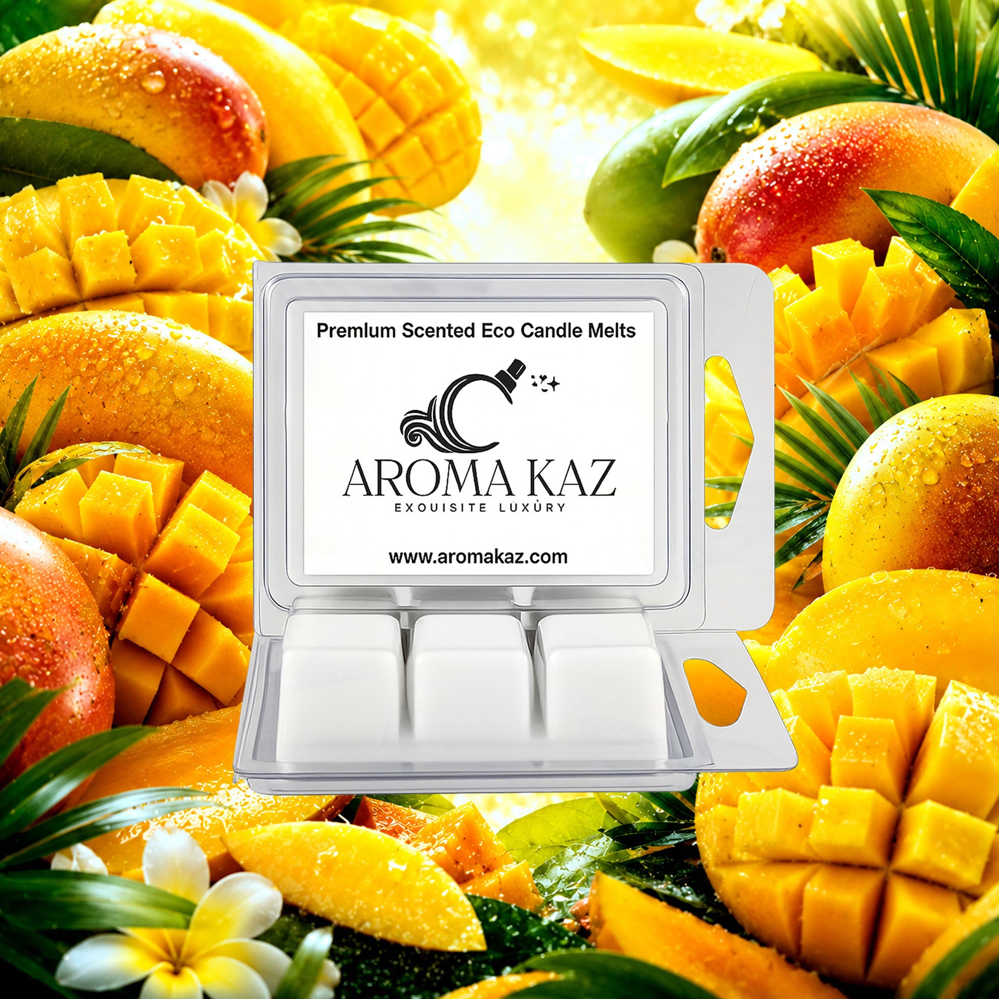 Fresh Mangoes Soy Wax Melts Clam Pack